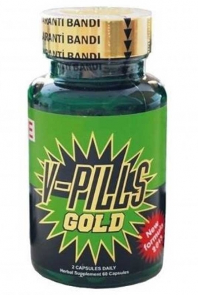 V-Pills Gold Bitkisel Kapsl